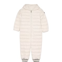 Пуховый комбинезон с капюшоном Moncler Enfant