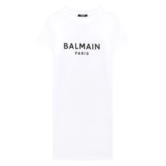 Хлопковое платье Balmain
