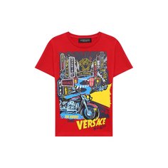 Хлопковая футболка Versace