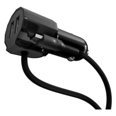 Автомобильное зарядное устройство WIIIX CH-U2-10, 2xUSB, 2.4A, серый