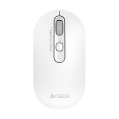 Мышь A4TECH Fstyler FG20, оптическая, беспроводная, USB, белый [fg20 white]
