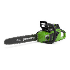 Цепная пила GREENWORKS GD40CS18, аккумуляторная, 40В, 2Ач, с одним аккумулятором [2005807ua]