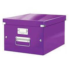 Короб для хранения Leitz Click & Store, картон, фиолетовый [60440062]