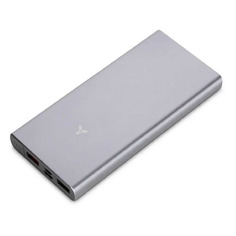 Внешний аккумулятор (Power Bank) Accesstyle Charcoal II 10MPQP, 10000мAч, серебристый Noname