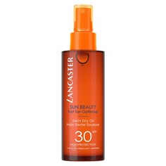 Sun Beauty Fast Tan Optimizer Шелковистое масло Быстрый загар Lancaster