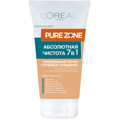 Pure Zone Абсолютная Чистота 7 в 1 Ежедневный скраб для лица L'Oreal