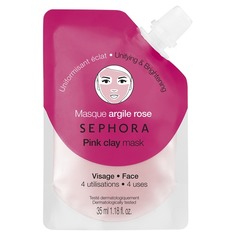 Маска для лица Розовая глина - Комплексного действия, Сияние кожи Sephora Collection