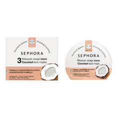 Colorful Face Mask Маски для лица с кокосом Sephora Collection