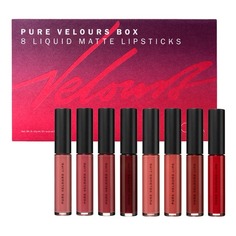 PURE VELOURS Набор жидких помад для губ Zoeva