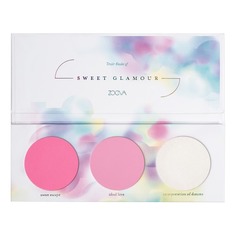 SWEET GLAMOUR Палетка румян Zoeva