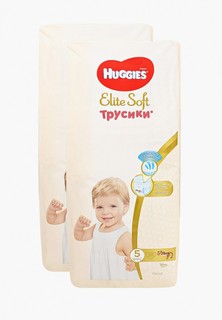 Подгузники-трусики Huggies Elite Soft, размер 5 (12-17 кг), 76 шт.