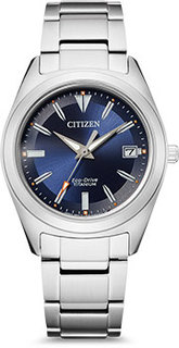 Японские наручные женские часы Citizen FE6150-85L. Коллекция Super Titanium