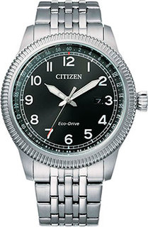 Японские наручные мужские часы Citizen BM7480-81E. Коллекция Eco-Drive