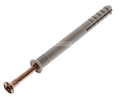 Дюбель-гвоздь 8х80 пот. пп (50 шт), б/конт. Gibax