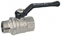 Кран шаровый 1.1/4&quot; В-Н Oregon, ручка 40бар, t-120*C латунь Bugatti