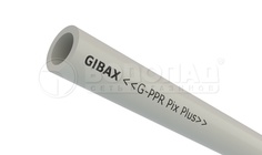 Труба полипропилен G-PPR Pix Plus PN20 75х12,5мм, 20бар, t-95*C, сварка, серая Gibax