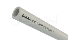 Труба полипропилен G-PPR Pix Plus PN20 50х8,3мм, 20бар, t-95*C, сварка, серая Gibax
