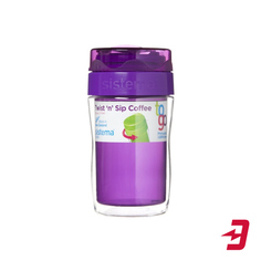 Термокружка для кофе Sistema To-Go Twist 'n' Sip Coffee, 315 мл Violet (21477)