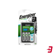 Зарядное устройство Energizer 1 Hour Charger + 4xAA, 2300mAh (E300697700)