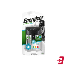 Зарядное устройство Energizer Pro Charger + 4xAA, 2000mAh (E300696601)