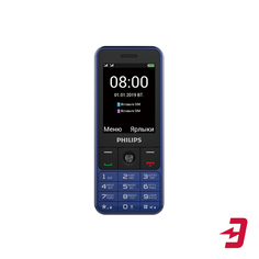 Мобильный телефон Philips Xenium E182 Blue