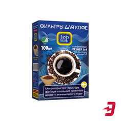Фильтры для кофе Top House размер 1x4, 100 шт (390629)