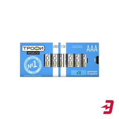 Батарейки Трофи LR03-10 Box, 10 шт