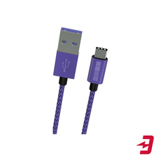 Кабель InterStep USB 3.0-USB Type-C, 1 м, Ultra Violet (IS-DC-TYPCUSBNV-000B201)
