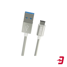 Кабель InterStep USB 3.0-USB Type-C, 2 м, Silver (IS-DC-TYPCUSBNS-200B201)