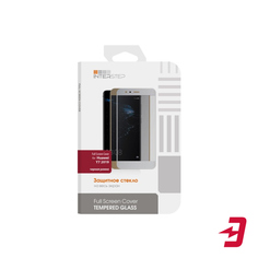 Защитное стекло 2.5D InterStep для Huawei Y7 Prime 2019, черная рамка (IS-TG-HUAY7P9FB-000B202)