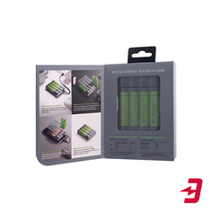 Зарядное устройство GP + аккумуляторы GP X411 + 4 аккумулятора AA (HR6) 2700 mAh (GPX411270AAHCE-2CRB4)
