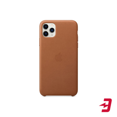 Чехол Apple Leather Case для iPhone 11 Pro Max Saddle Brown (MX0D2ZM/A)