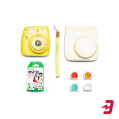 Фотоаппарат моментальной печати Fujifilm Instax Mini 9 Yellow (Purple Star Set)