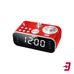 Радио-часы Telefunken TF-1593 Red/White