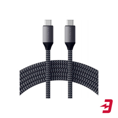 Кабель Satechi USB Type-C - USB Type-C, 100W Charging Cable, нейлон, 2 м Gray (ST-TCC2M)