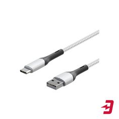 Кабель InterStep Type-C/USB3.0, 1,2 м, White (IS-DC-TPCU3NYWT-120B210)