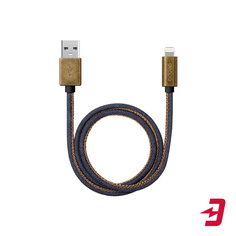 Кабель для iPod, iPhone, iPad Deppa MFI, 1,2 м, Jeans (72275)