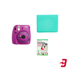 Фотоаппарат моментальной печати Fujifilm Instax Mini 9 Purple Lollipop SET