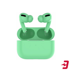 Беспроводные наушники с микрофоном Barn&Hollis TWS B&H-13 Green (УТ000021357)