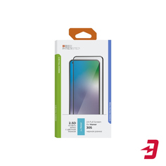 Защитное стекло с рамкой 2.5D InterStep для Honor 30S, черная рамка (IS-TG-HON00030S-02AFB0-ELGD00)