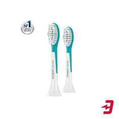 Насадка для зубной щетки Philips Sonicare HX6042/33 Kids, бережное очищение для детей 7+, 2 шт