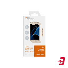 Защитное стекло с рамкой 2.5D InterStep для Huawei Nova 5T Black (IS-TG-HUANOVA5T-02AFB0-000B202)