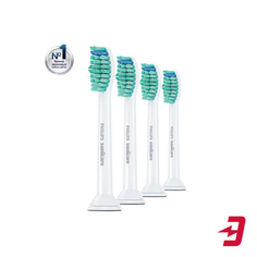 Насадка для зубной щетки Philips Sonicare HX6014/07 ProResult, для эффективного удаления налёта, 4 шт