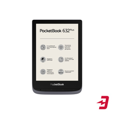 Электронная книга PocketBook 632 Plus Grey
