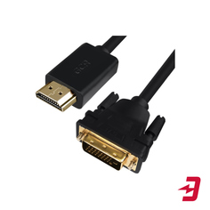 Кабель HDMI-DVI GCR 0,5 м (GCR-HD2DVI)