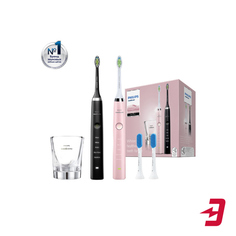 Набор электрических зубных щеток Philips Sonicare DiamondClean HX9368/35, с зарядным стаканом и насадками для языка