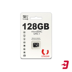 Карта памяти Utashi microSDXC 128GB Class10 UHS-1 (UT128GBSDCL10-00)
