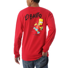 Футболки Лонгслив Vans X The Simpsons El Barto Long Sleeve