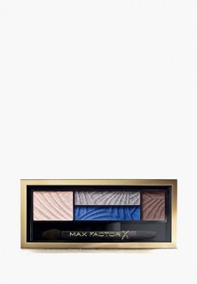 Палетка для глаз Max Factor Тени 4-хцветные для век и бровей, Smokey Eye Drama Kit 2 в 1, 06 azzure allure