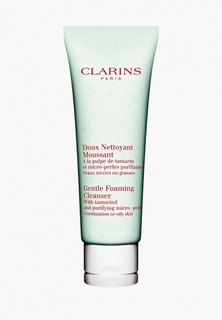 Средство для снятия макияжа Clarins с экстрактом тамаринда для комбинированной или жирной кожи, Doux Nettoyant Moussant, 125 мл